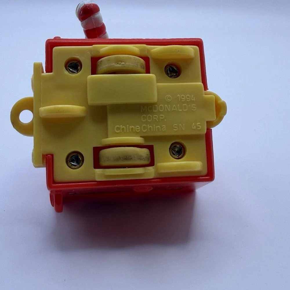 MCDONALD'S HAPPY MEAL RONALD MCDONALD DRIVING TRAIN CART VNTG (1994) TOY